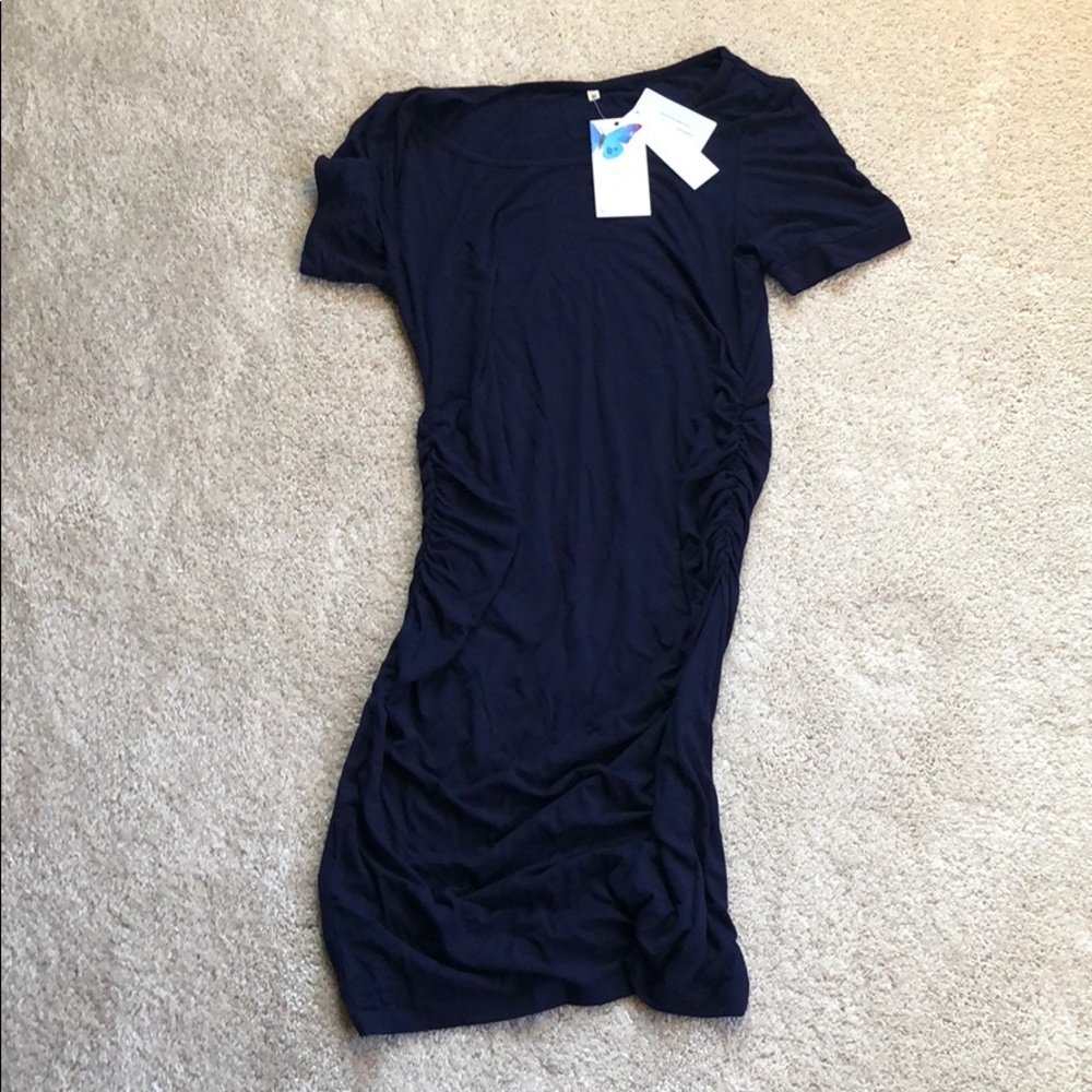 Blue maternity dress NWT
